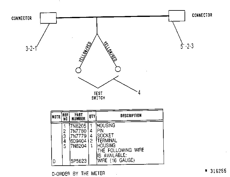 Жгут проводов 9V2652 CAT