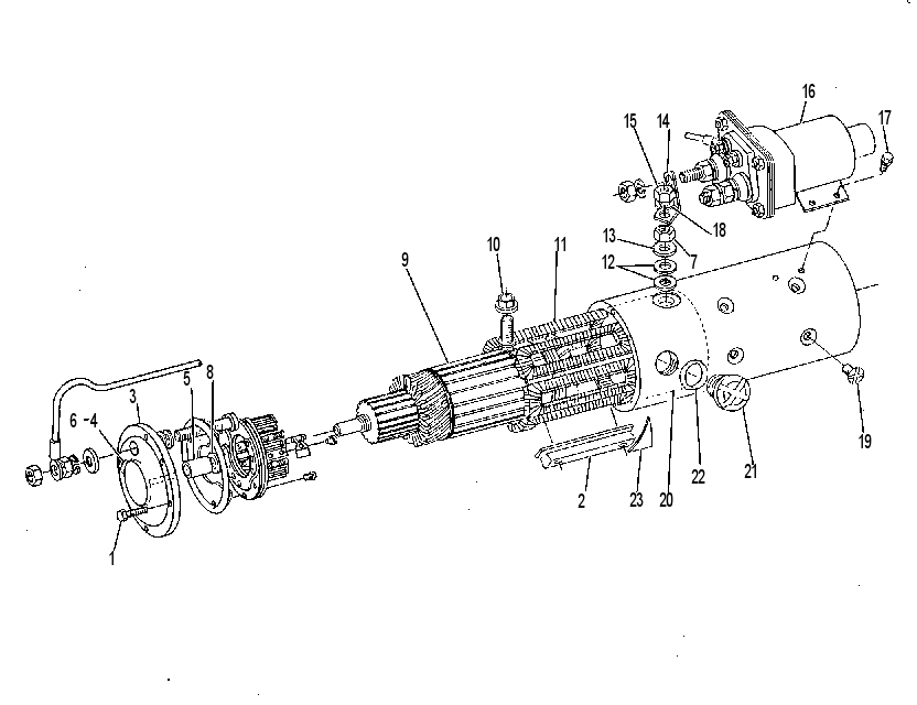 Стартер электрический 3T8955 CAT