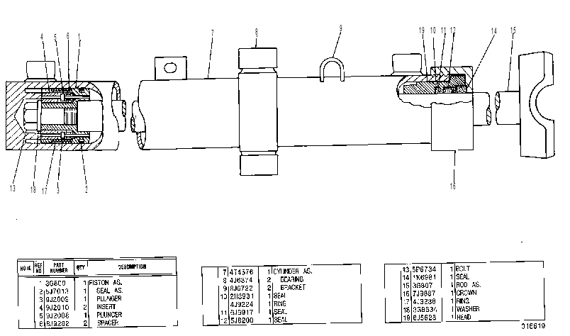 Цилиндр 4T4575 CAT