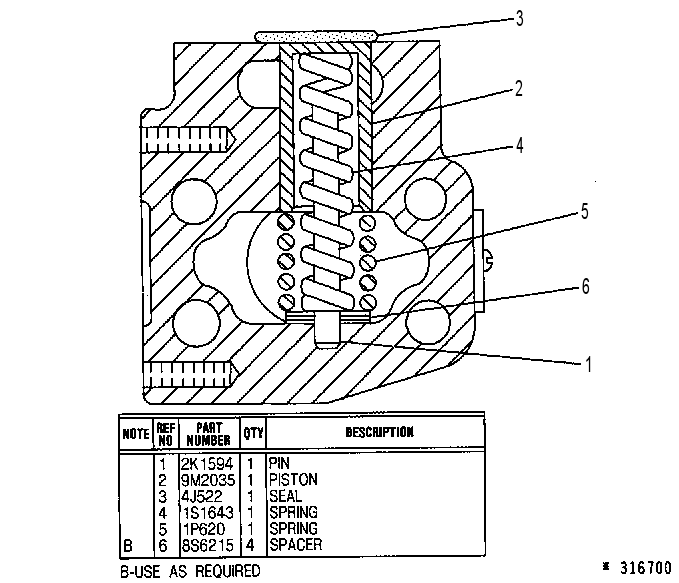 VALVE GP-COOLER BYPASS 7T0297 CAT