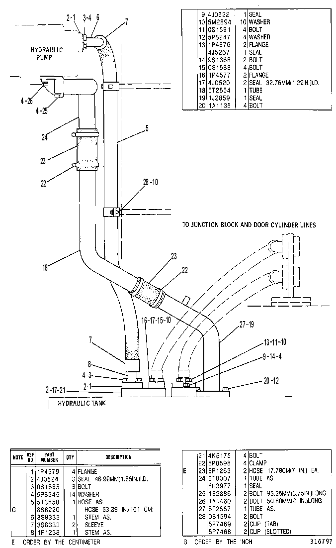 LINES GP-REAR 5T8789 CAT