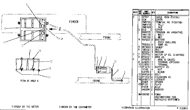 STARTING AR-LOW TEMPERATURE 6T1387 CAT