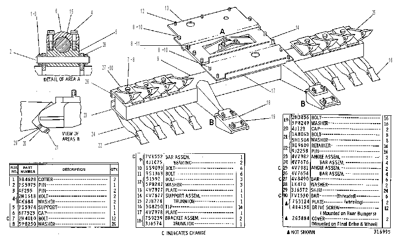 CLEANER BAR GP 4V7653 CAT