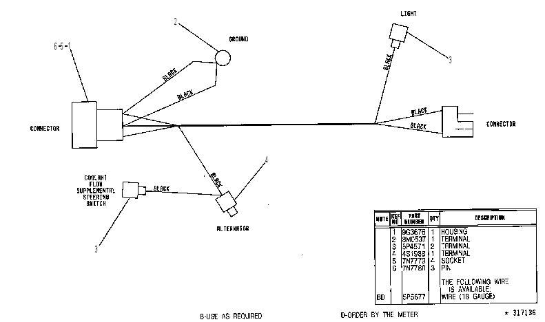 Жгут проводов 5T3896 CAT