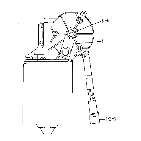 MOTOR AS-WINDSHIELD WIPER 6T3098 CAT