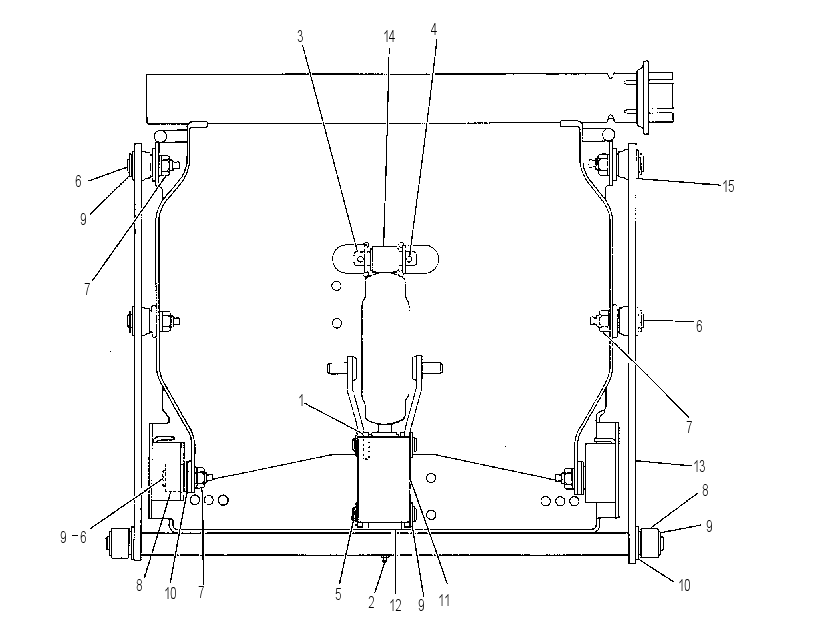 SUSPENSION AS-SEAT 9V5336 CAT