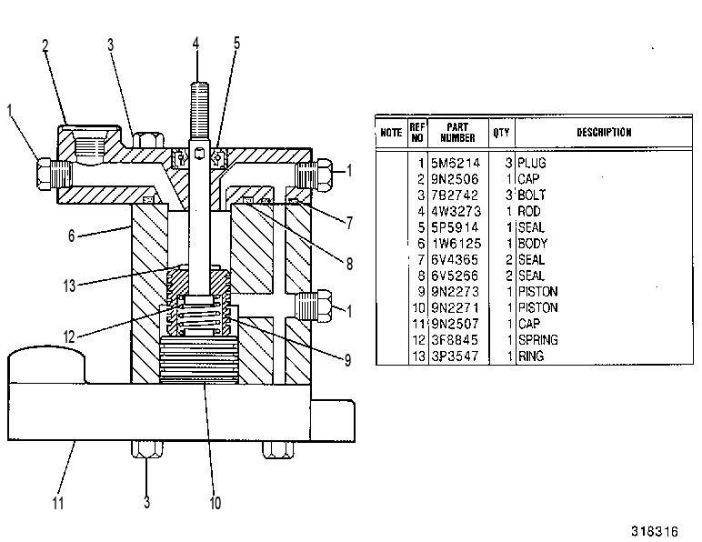 ACTUATOR GP 4W3274 CAT