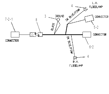 Жгут проводов передний 9V1204 CAT