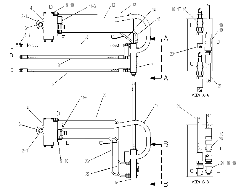 LINES GP-BOOM CHECK VALVE 9V4794 CAT