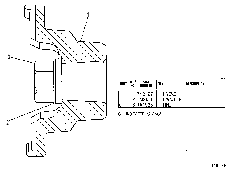 YOKE GP 7N2128 CAT