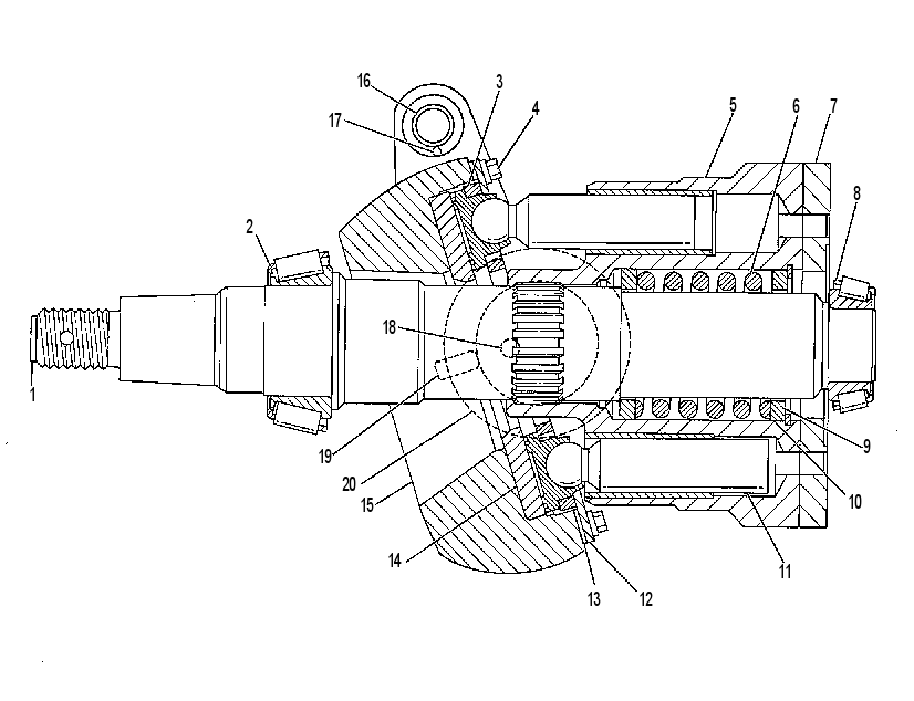 Вращающаяся группа насоса 4T5567 CAT