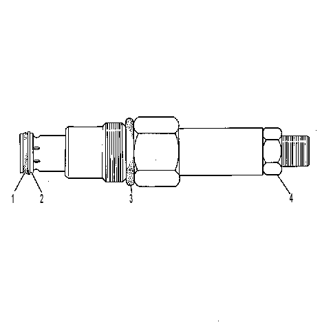 Клапан предохранительный 4T9954 CAT