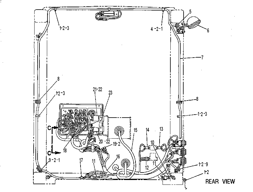 Проводка кабины 5T6551 CAT