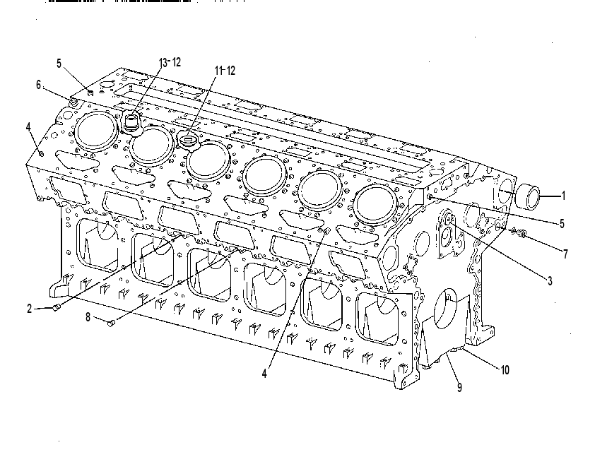 Блок цилиндров 2W8245 CAT
