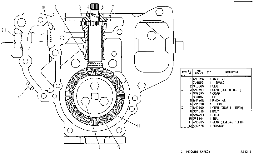 Топливный насос высокого давления 4W0150 CAT