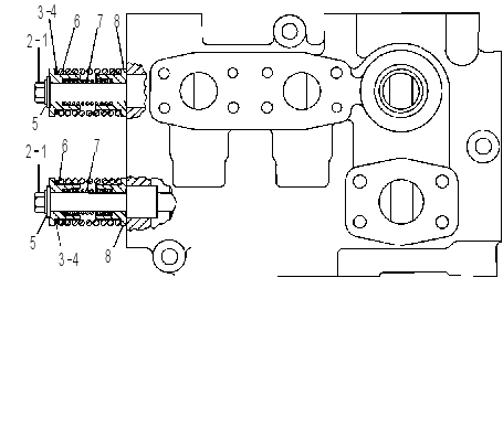 Клапан 4T4936 CAT