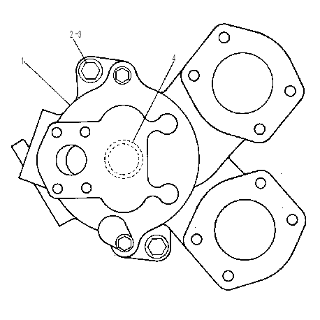 Насос шестерённый 3T0259 CAT
