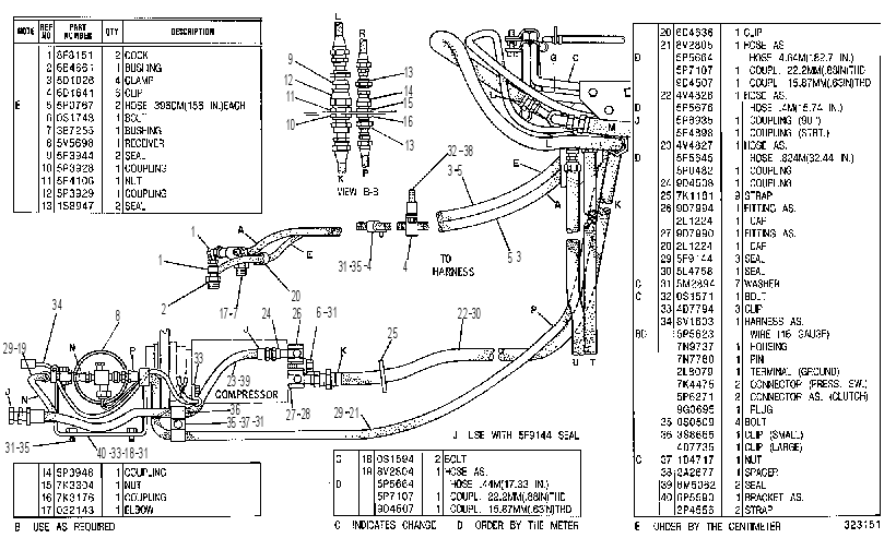 Трубопроводы кондиционера 8V1014 CAT