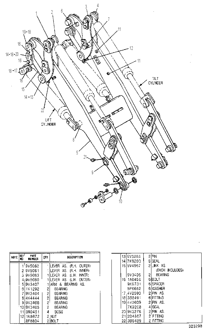 CONTROL GP-IMPLEMENT 8V9682 CAT