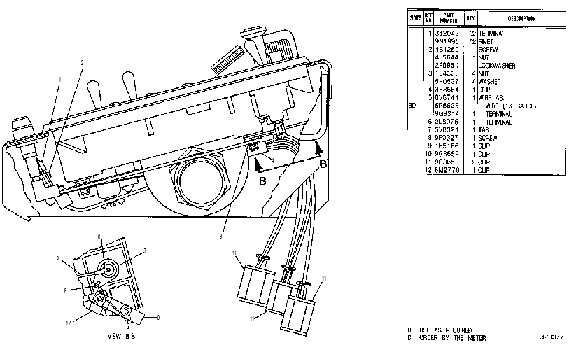 Панель приборов 9V2672 CAT