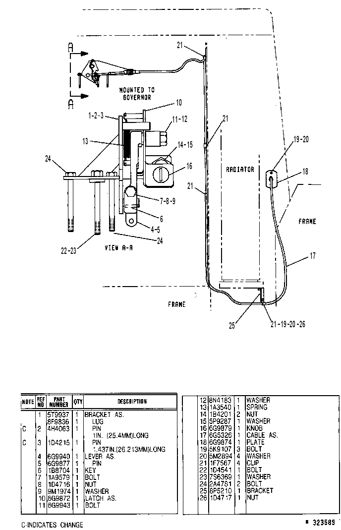 SHUTOFF GP-MECHANICAL 6G9990 CAT
