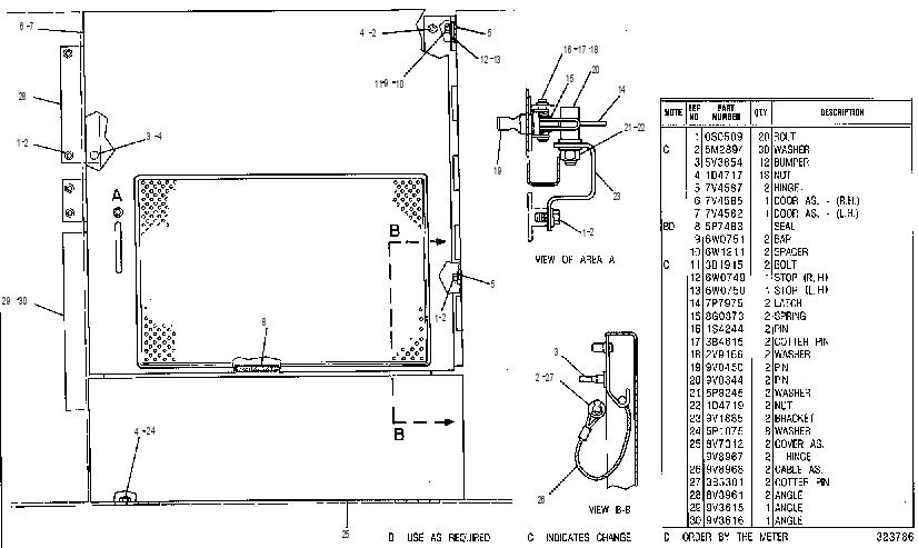 DOOR GP-SIDE 8V3585 CAT