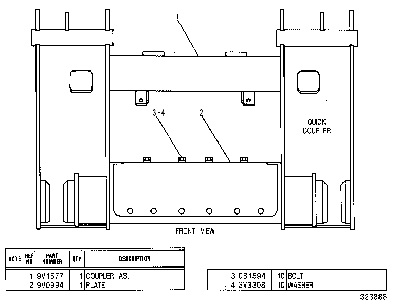 QUICK COUPLER GP 8V9683 CAT