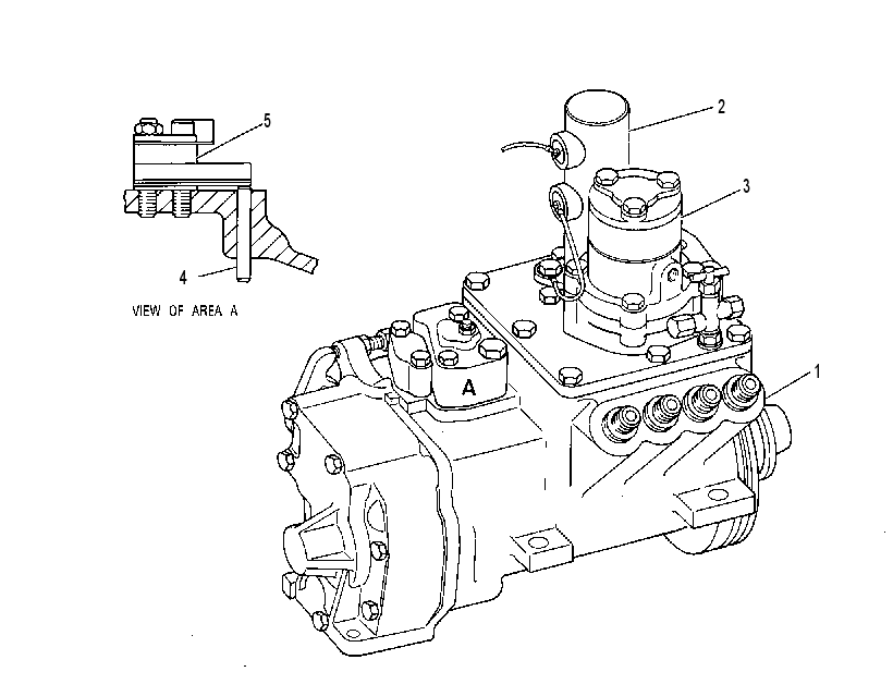 ТНВД с регулятором 4W1476 CAT