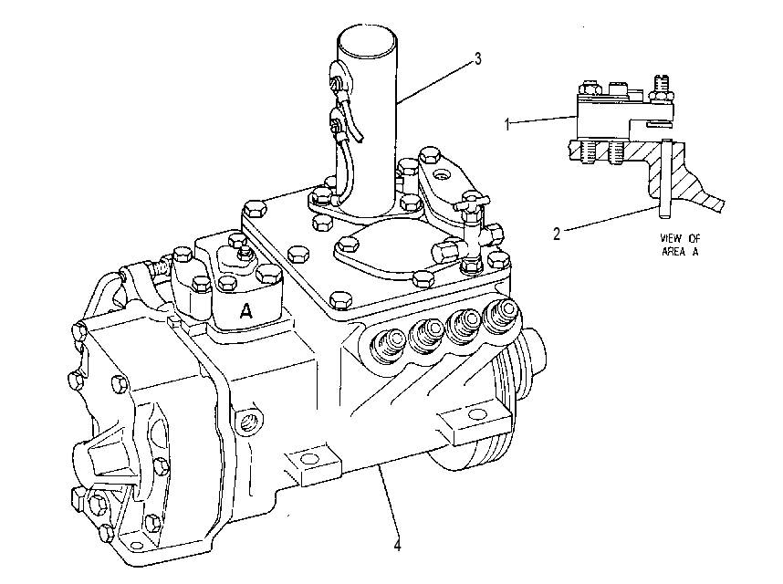 ТНВД с регулятором 4W5606 CAT