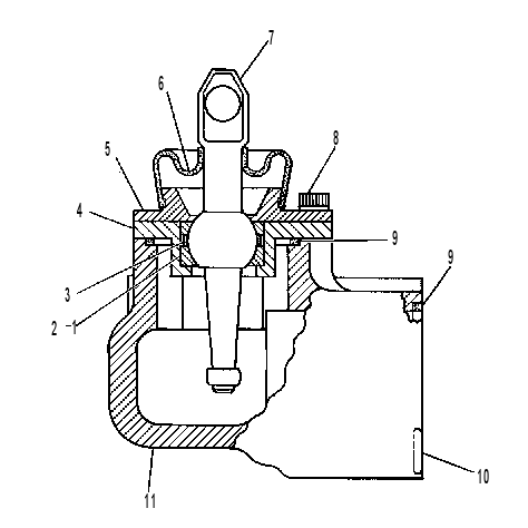 LEVER GP-CONTROL VALVE 4T1022 CAT