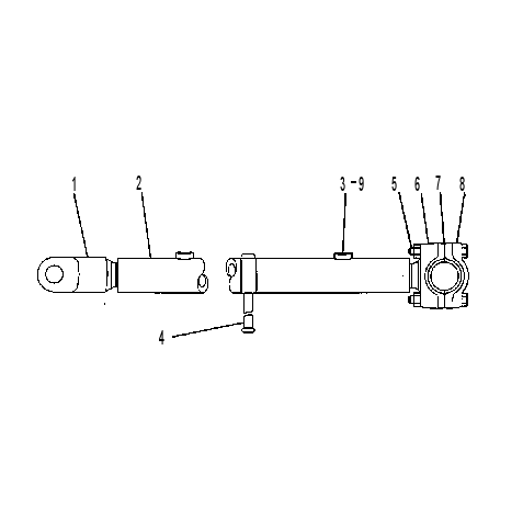 BRACE GP 4T8067 CAT