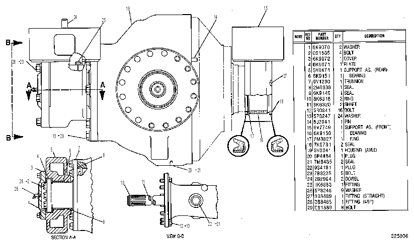 AXLE GP-OSCILLATING 4V7931 CAT
