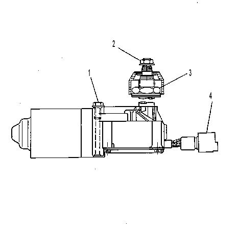MOTOR AS-WIPER 6T5855 CAT