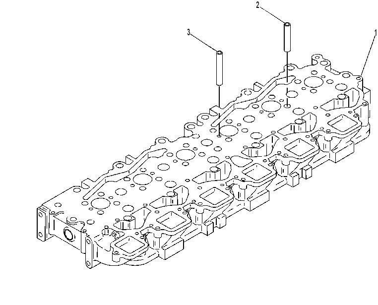 Головка блока цилиндров в сборе 7W2204 CAT