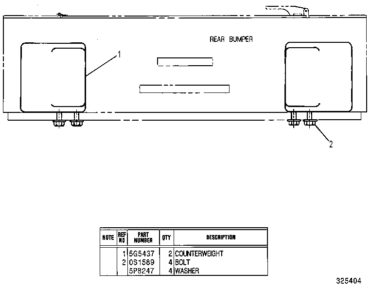 Противовес 5G5436 CAT