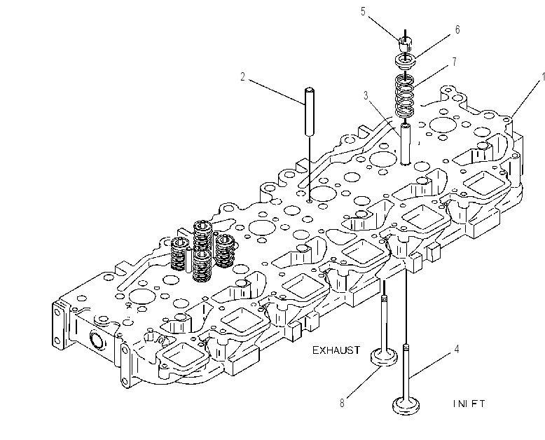 Головка блока цилиндров 7W2202 CAT