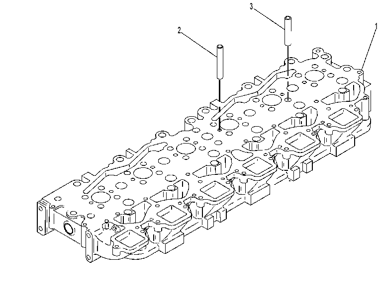 Головка блока цилиндров в сборе 4W5317 CAT