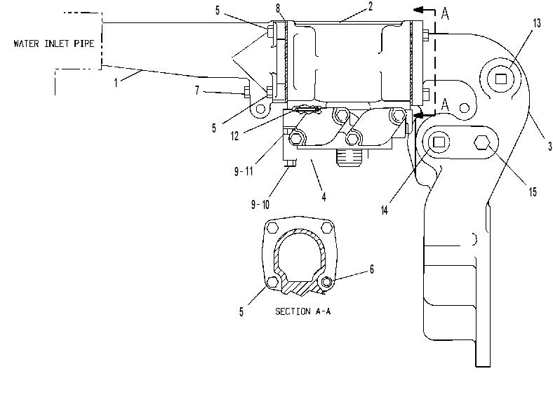 Маслоохладитель с основанием фильтра 2W2271 CAT