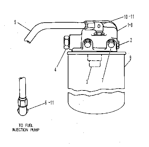 FILTER GP-SECONDARY FUEL 7W5156 CAT