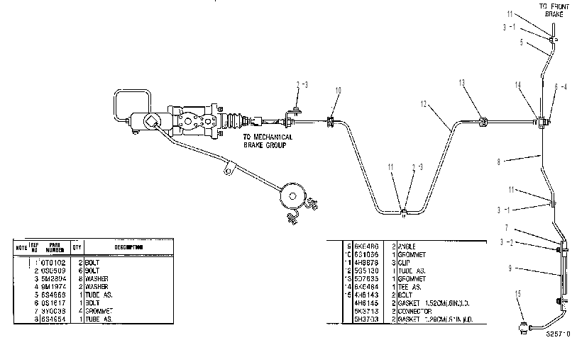 Управление тормозом 5G5307 CAT