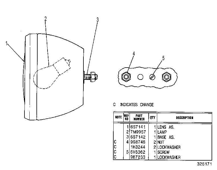 LAMP AS 6S7140 CAT