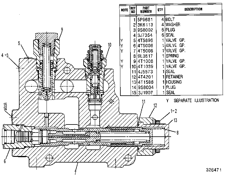 Клапан регулирования потока 9T1617 CAT