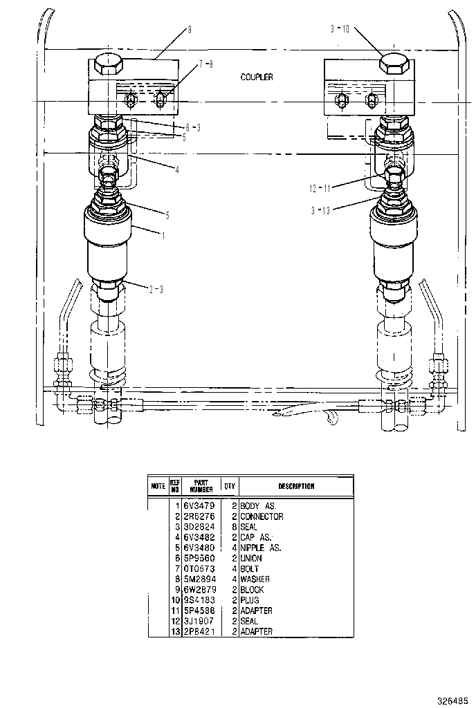 COUPLING GP 5G6032 CAT