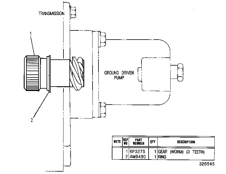 Переходник вспомогательного привода 5G5712 CAT