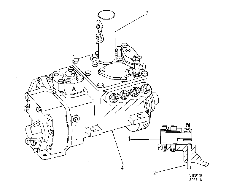 ТНВД с регулятором 7W2838 CAT