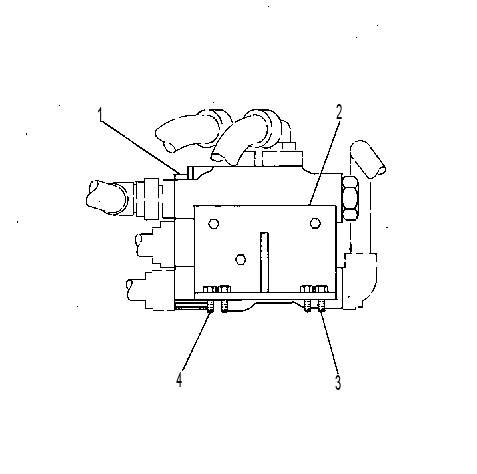Клапан с креплением 4V4205 CAT