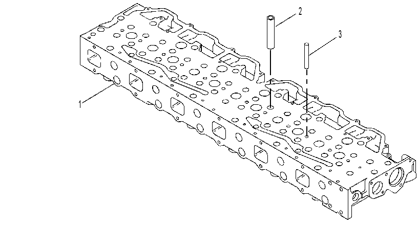 Головка блока цилиндров в сборе 7W2243 CAT