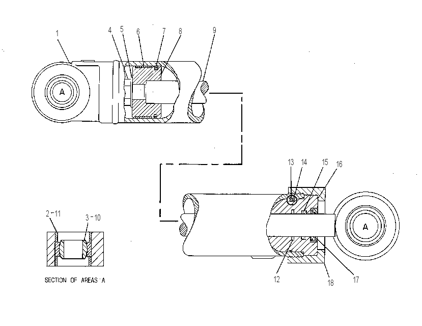 CYLINDER GP-BAIL 4T5638 CAT