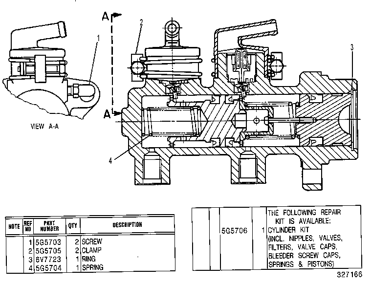 CYLINDER AS 5G5547 CAT