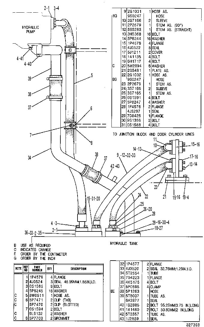 LINES GP-REAR ATTACHMENT 6G9145 CAT